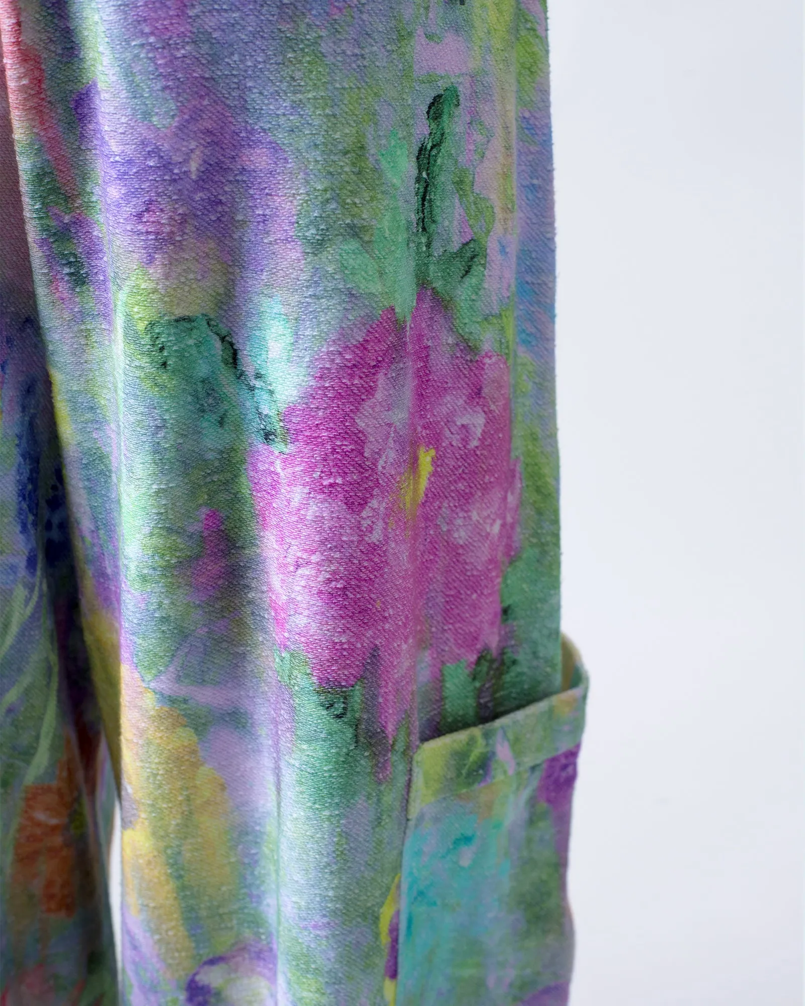 "Nordic garden" french terry baggy joggers