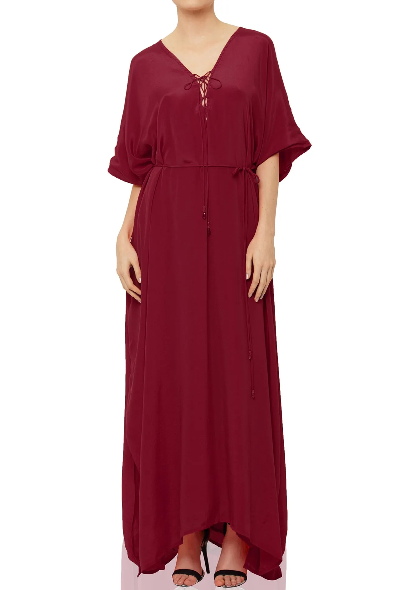 Red Kaftan Dress