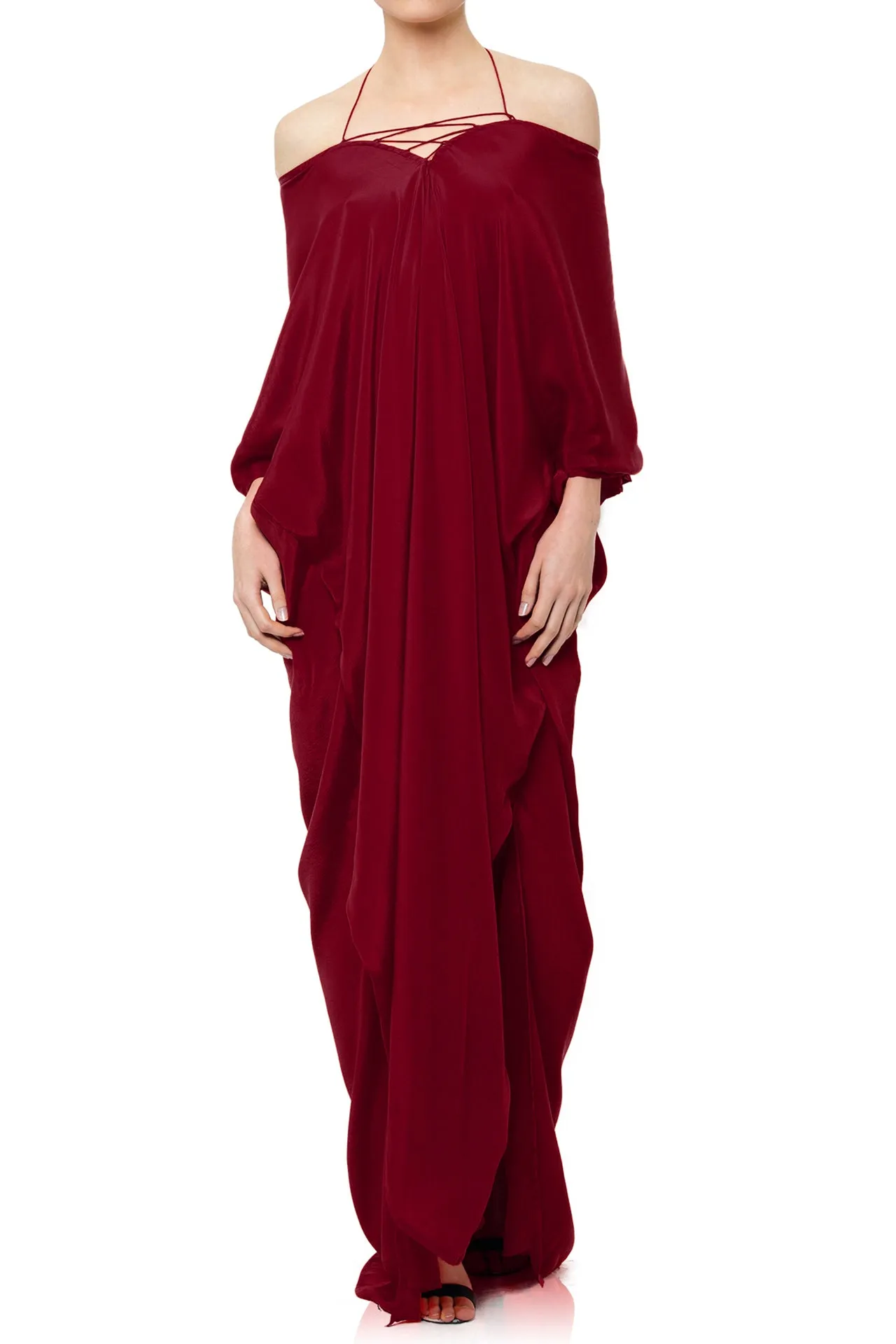 Red Kaftan Dress
