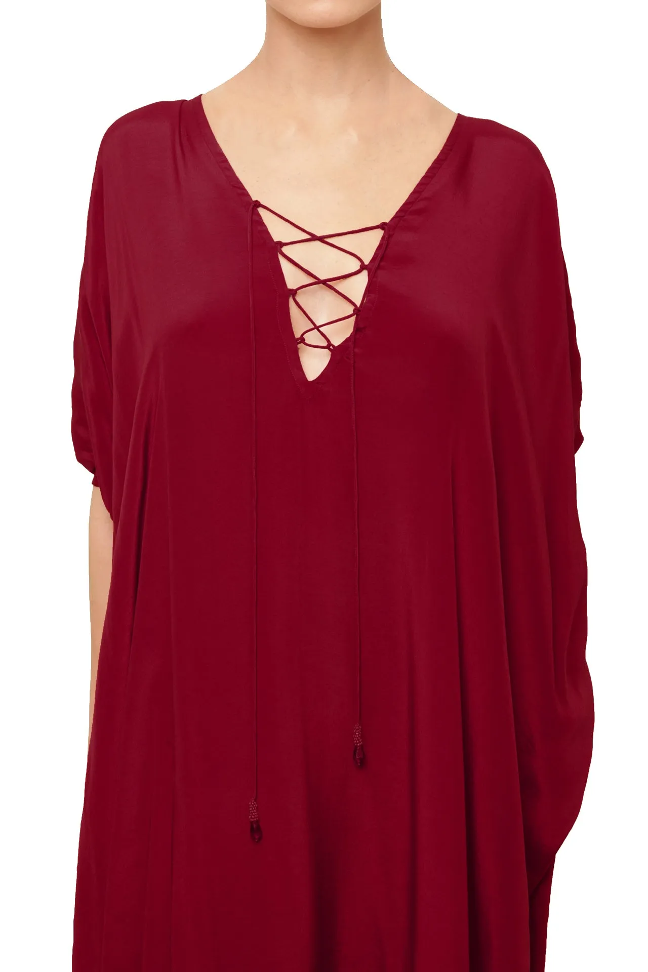 Red Kaftan Dress