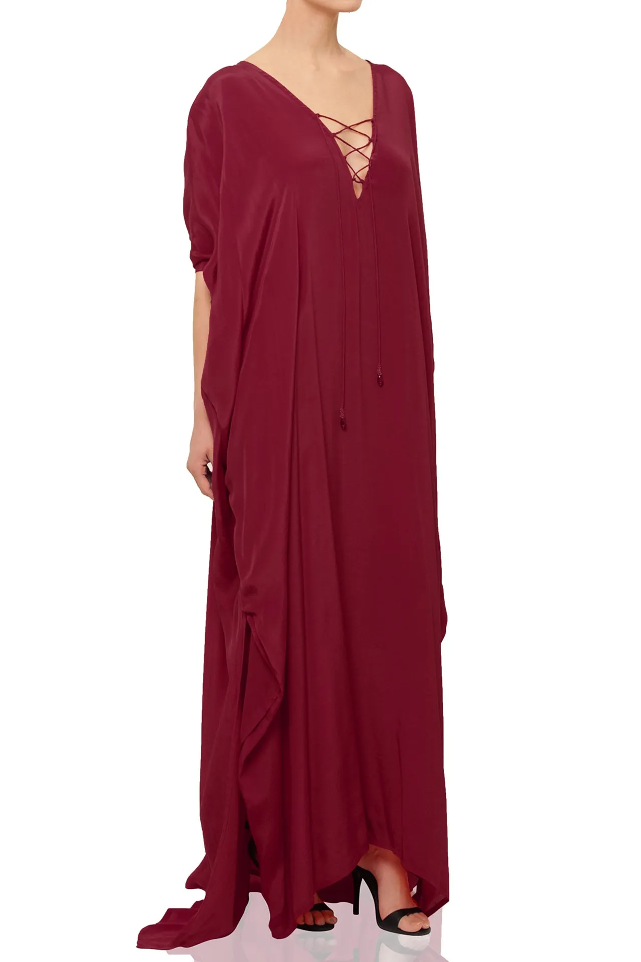 Red Kaftan Dress
