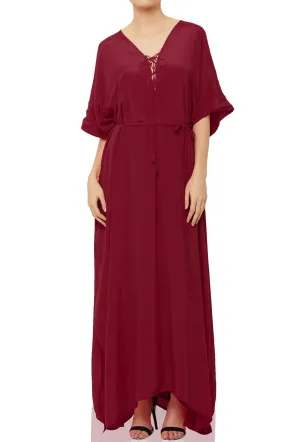 Red Kaftan Dress