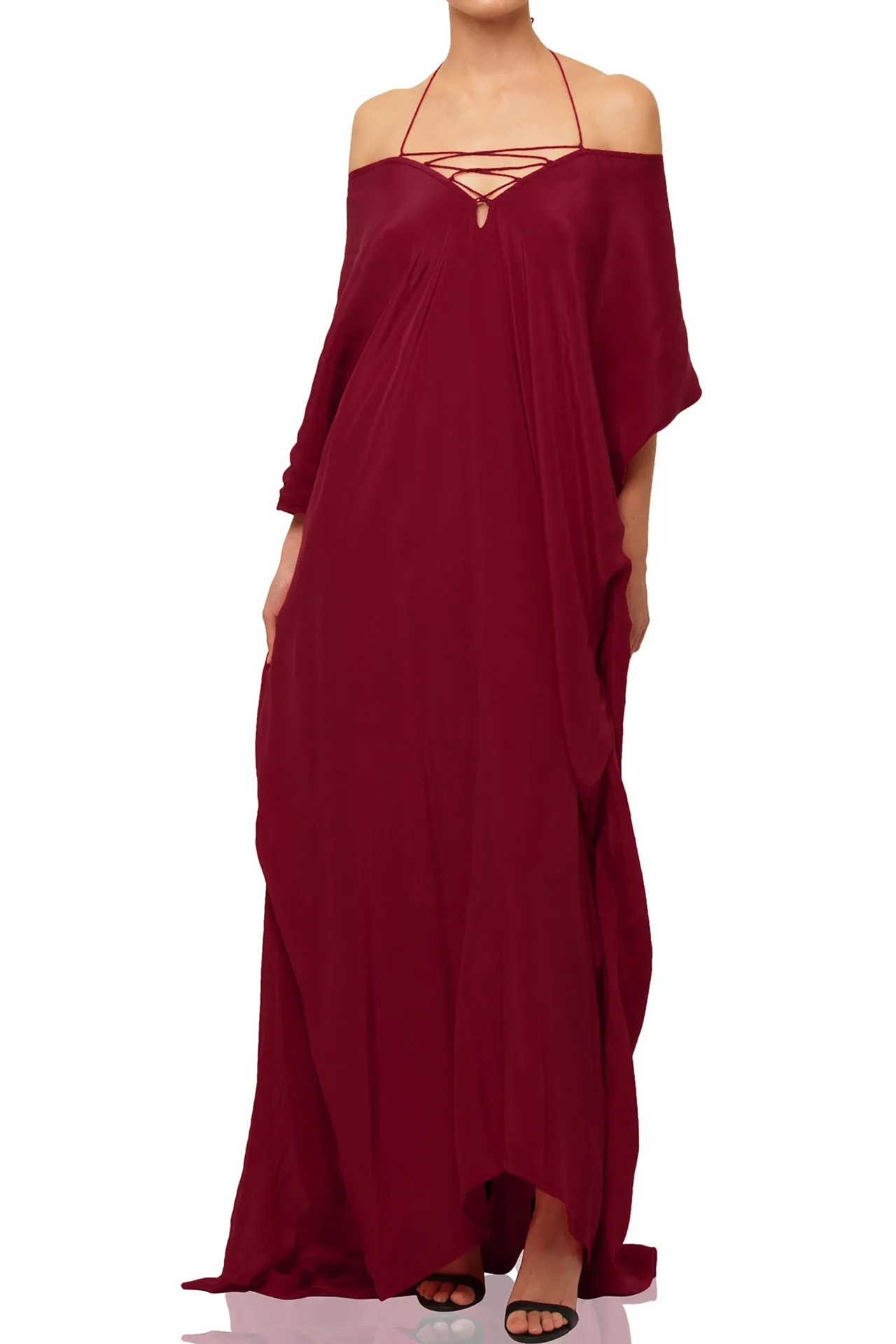 Red Kaftan Dress