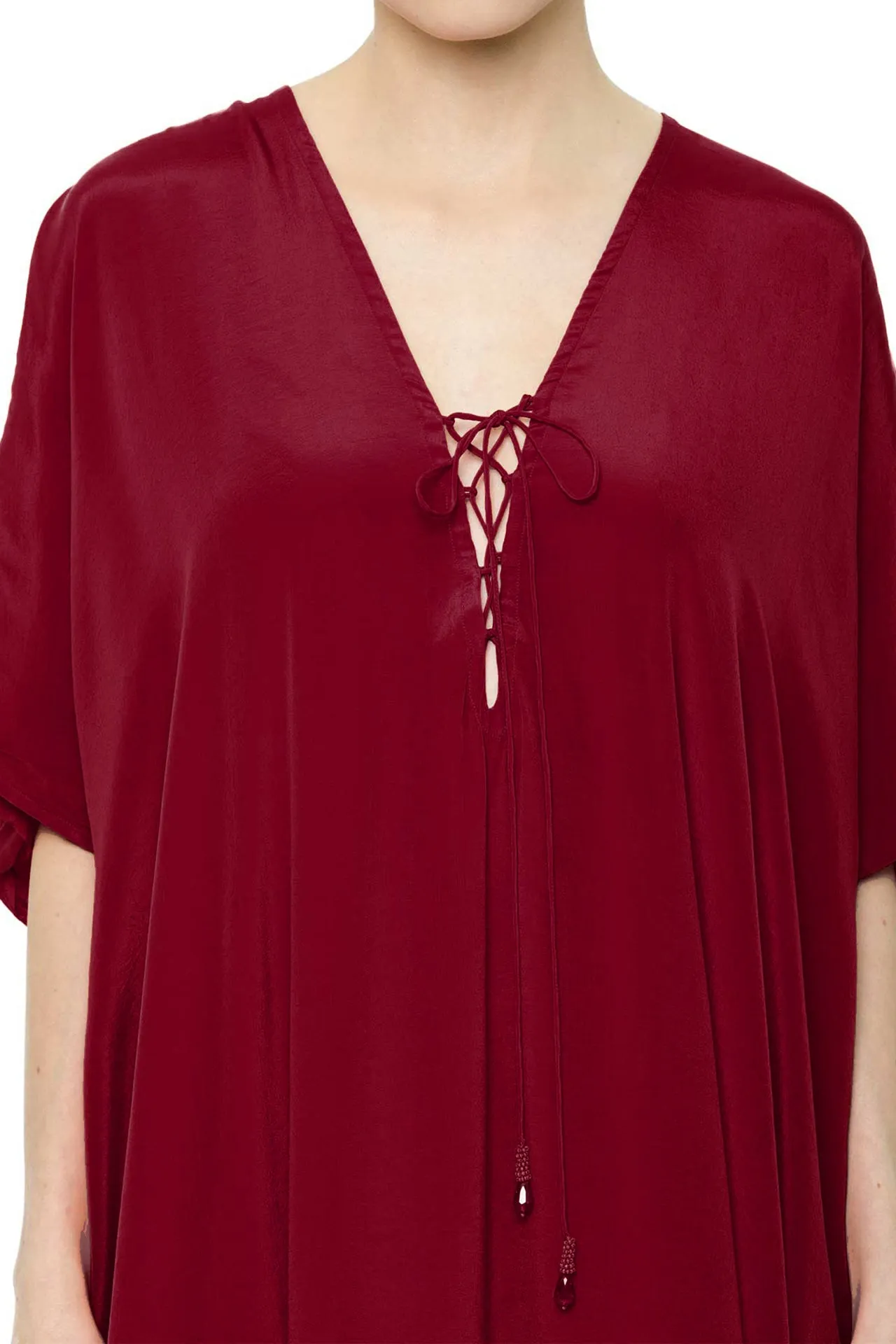 Red Kaftan Dress