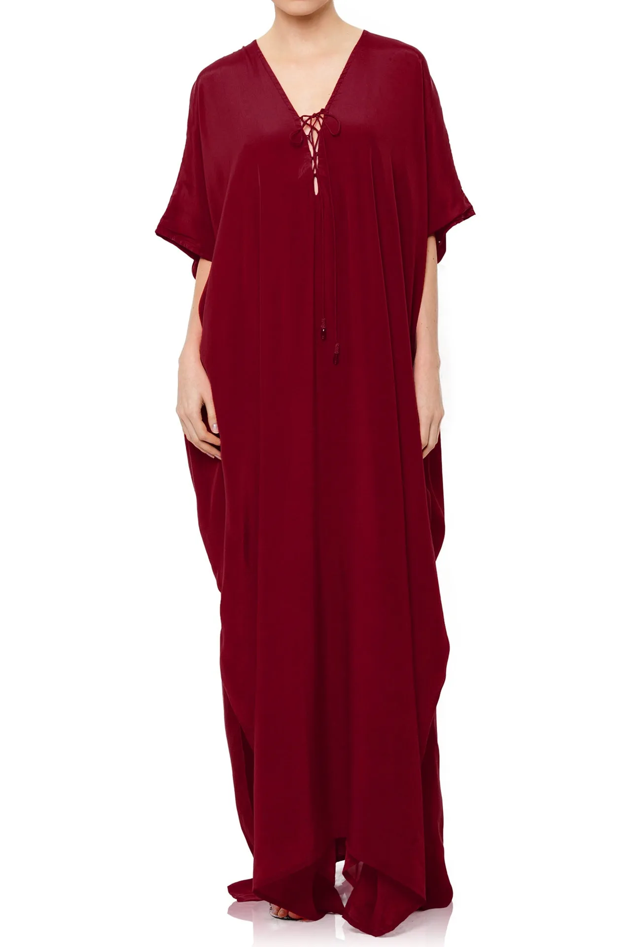 Red Kaftan Dress