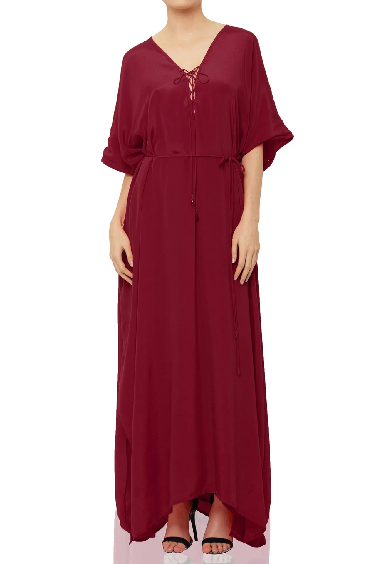 Red Kaftan Dress