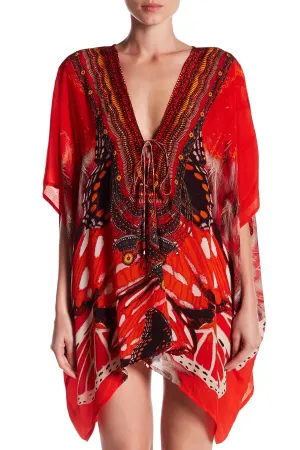 Red Multiwear Womens Caftans