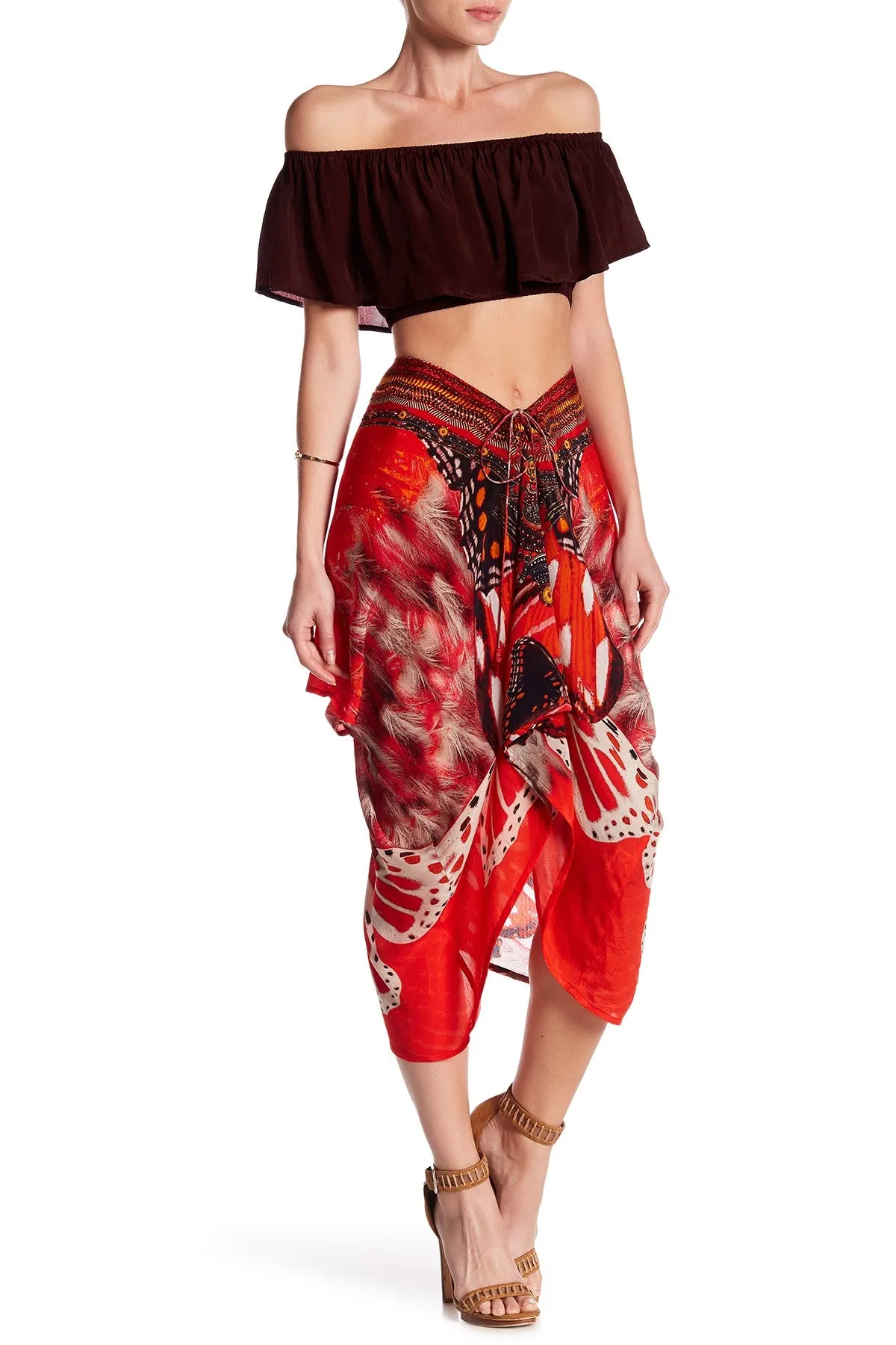 Red Multiwear Womens Caftans