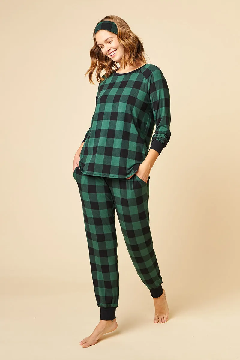 Relaxed Long Sleeve Harem Set   T-Shirt (4-piece Set)