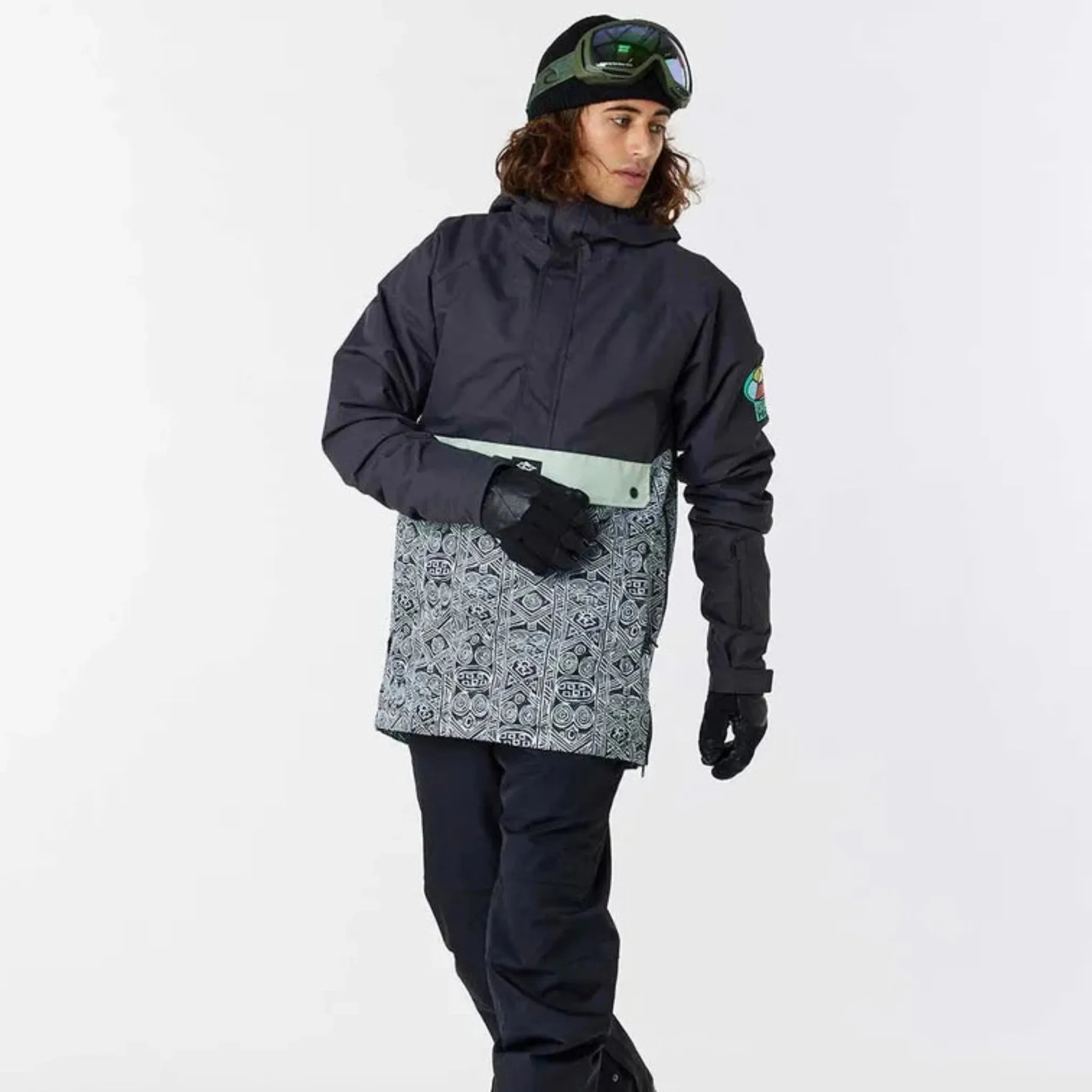 Rip Curl Primative Anorak Snow Jacket - Bone