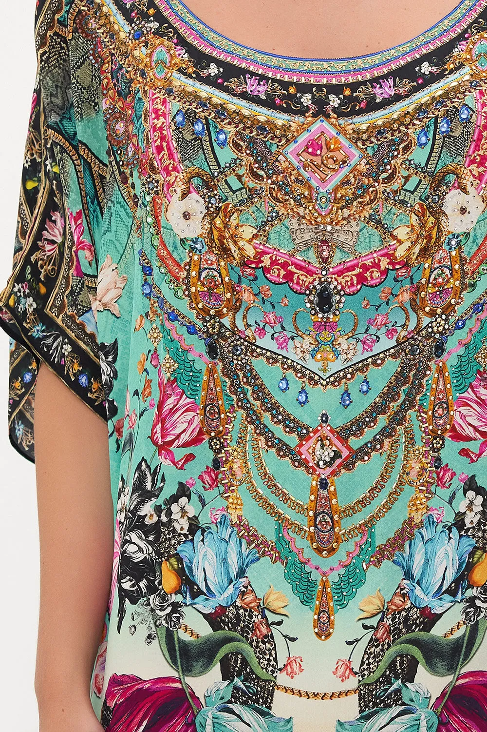ROUND NECK KAFTAN VIPER ROOM