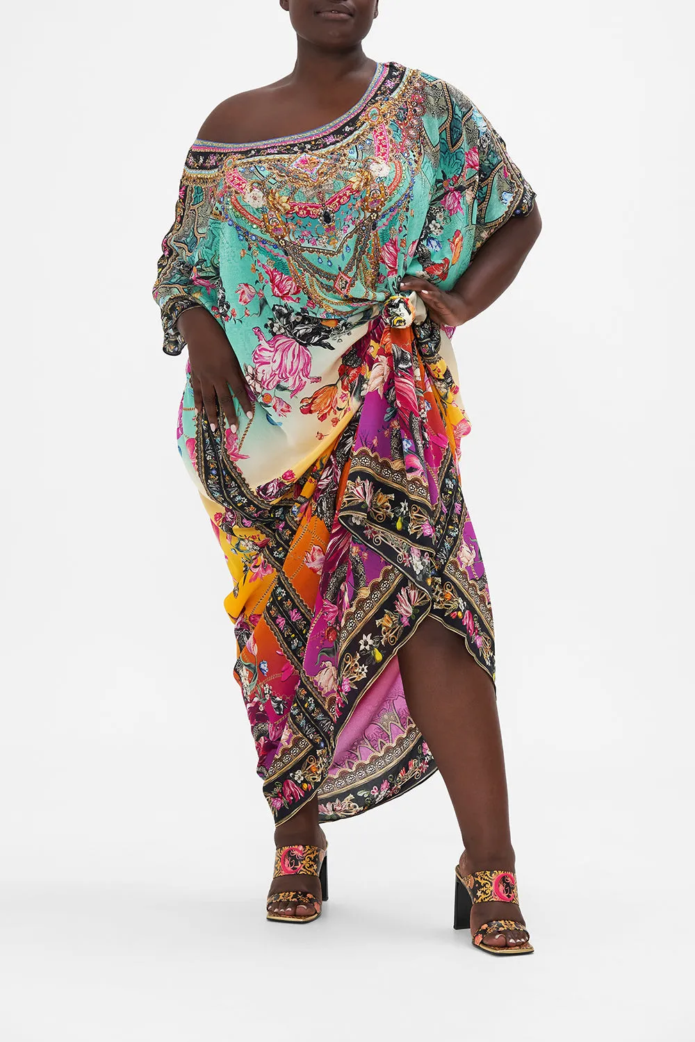 ROUND NECK KAFTAN VIPER ROOM