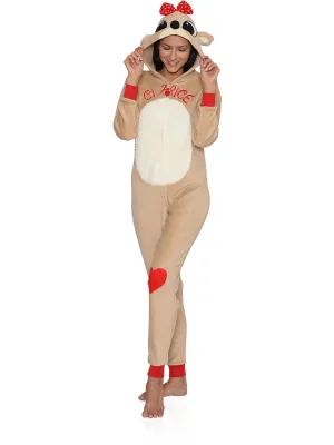 Rudolph the Red-Nosed Reindeer Clarice Union Suit Onesie Pajama