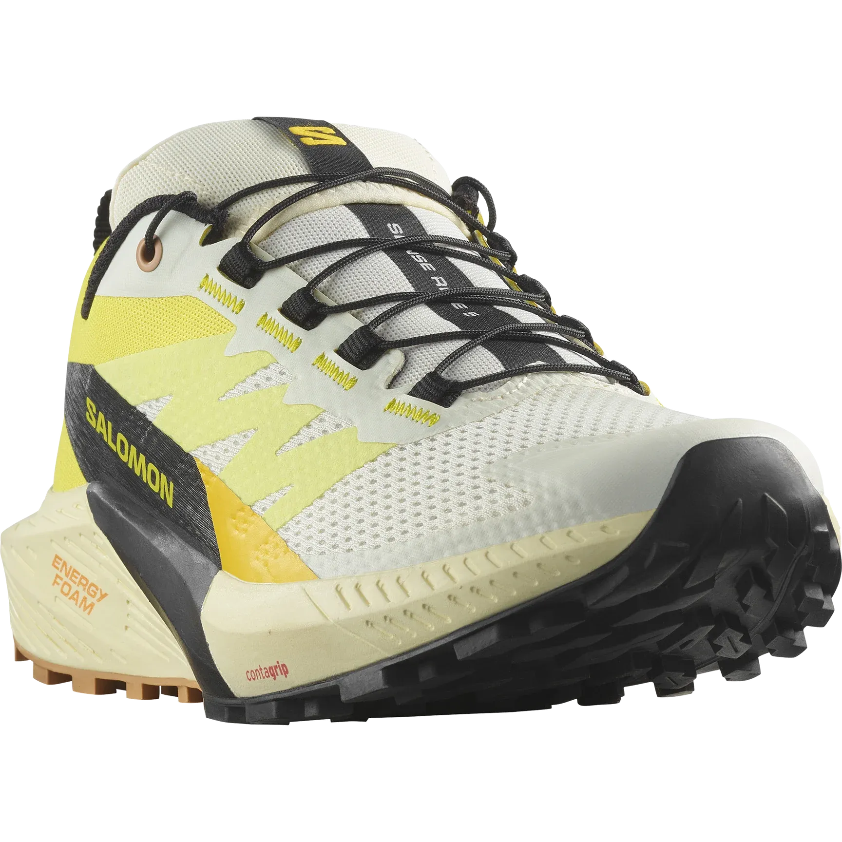 Salomon Sense Ride 5 Shoes (Women's) Vanilla Ice Sulphur Spring Black