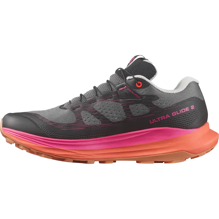 Salomon Ultra Glide 2 Shoes (Women's) Plum Kitten Black Pink Glow