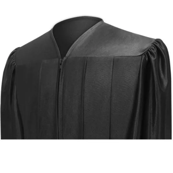 Shiny Black Choir Robe