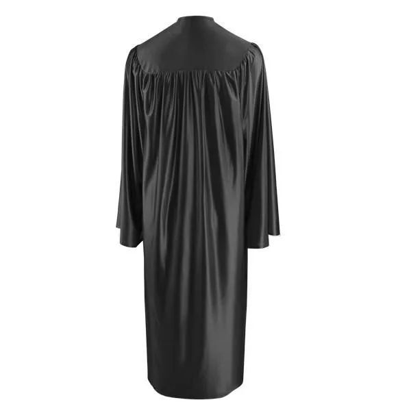 Shiny Black Choir Robe