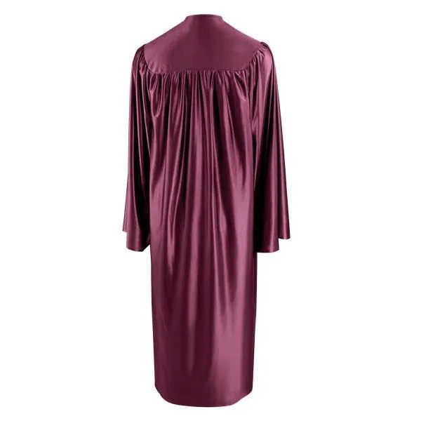 Shiny Maroon Choir Robe