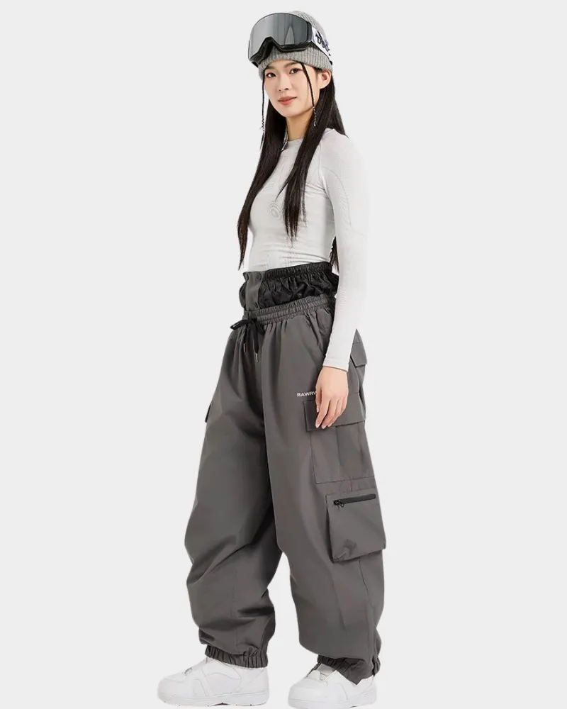 Ski Wear Snowboard Waterproof Cargo Unisex Snow Pants