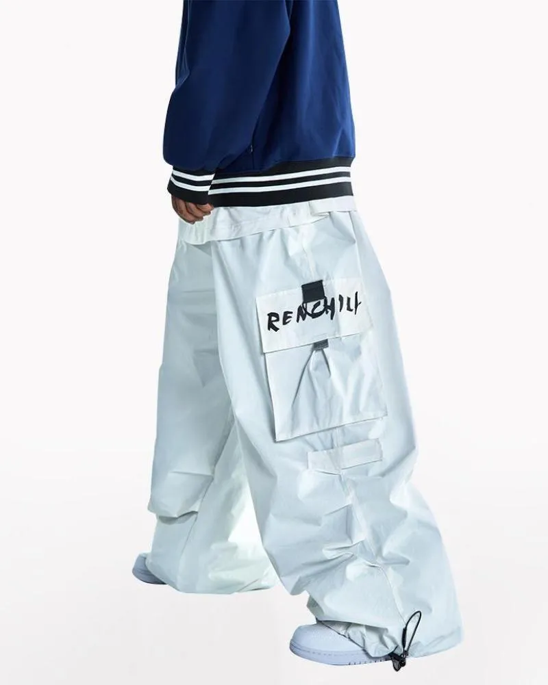 Ski Wear Unisex Thick Baggy Snow Pants