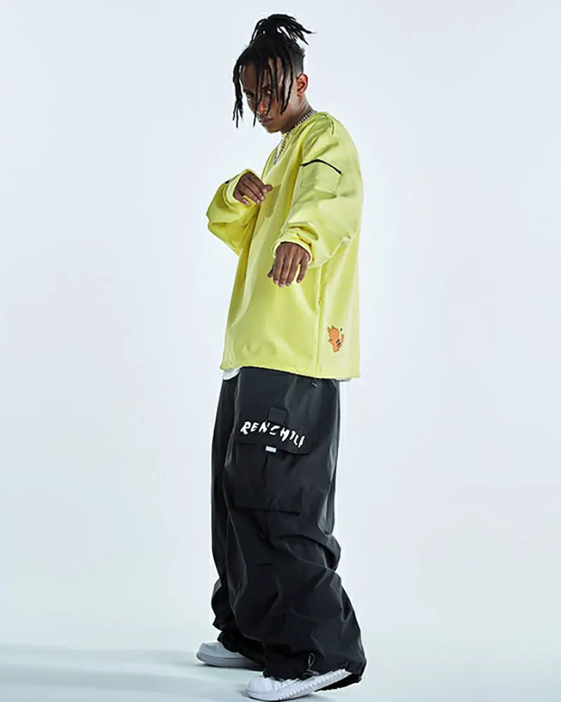 Ski Wear Unisex Thick Baggy Snow Pants