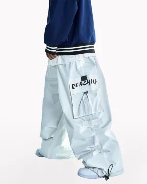 Ski Wear Unisex Thick Baggy Snow Pants