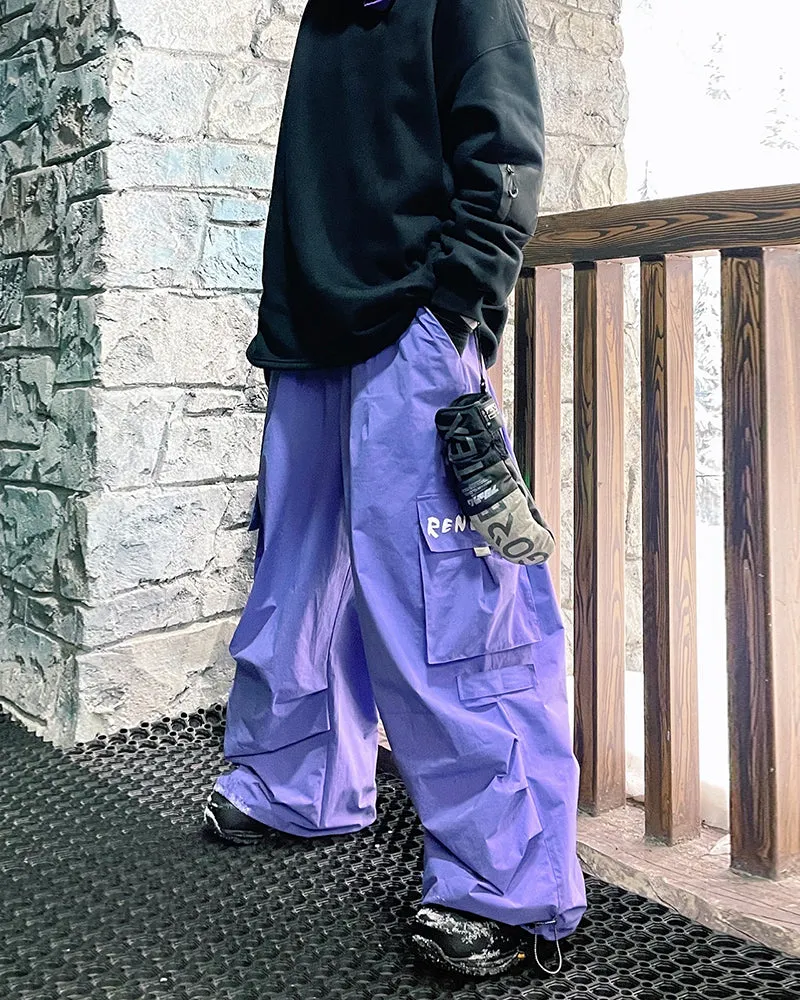 Ski Wear Unisex Thick Baggy Snow Pants