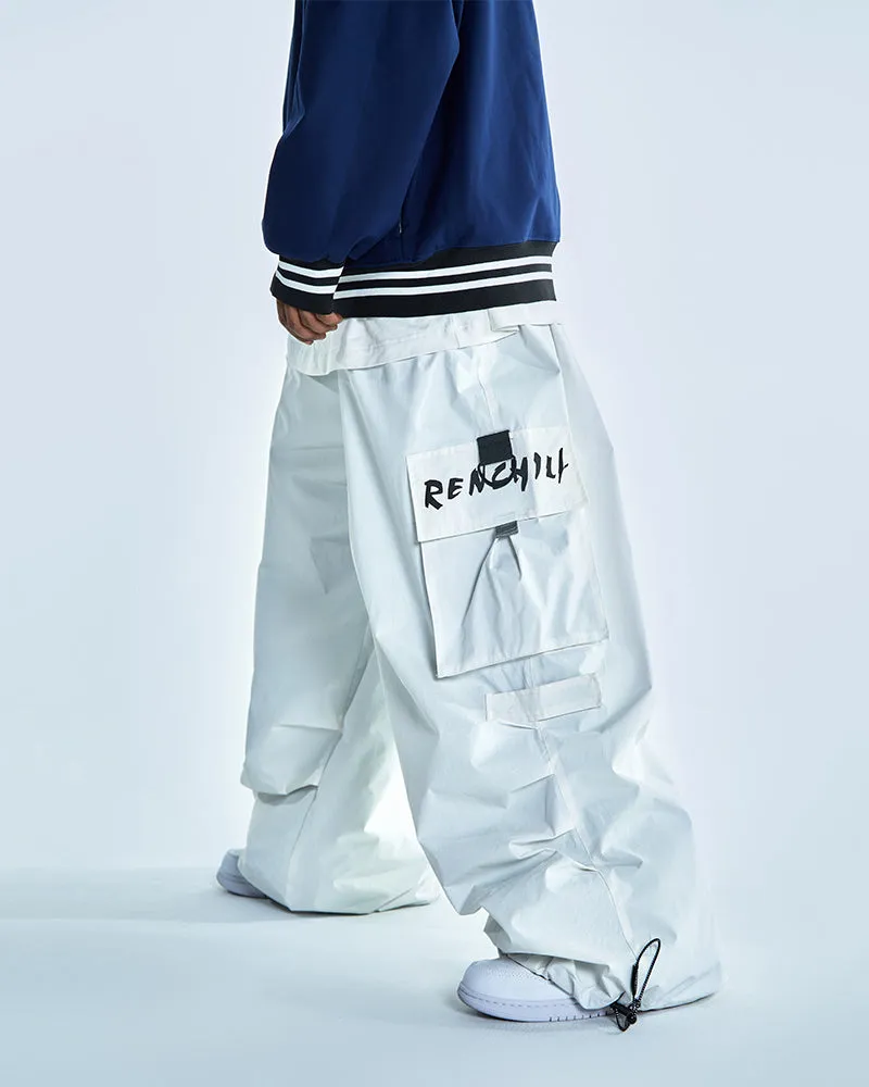 Ski Wear Unisex Thick Baggy Snow Pants