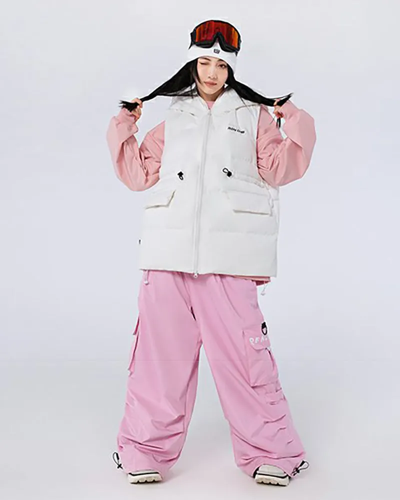 Ski Wear Unisex Thick Baggy Snow Pants