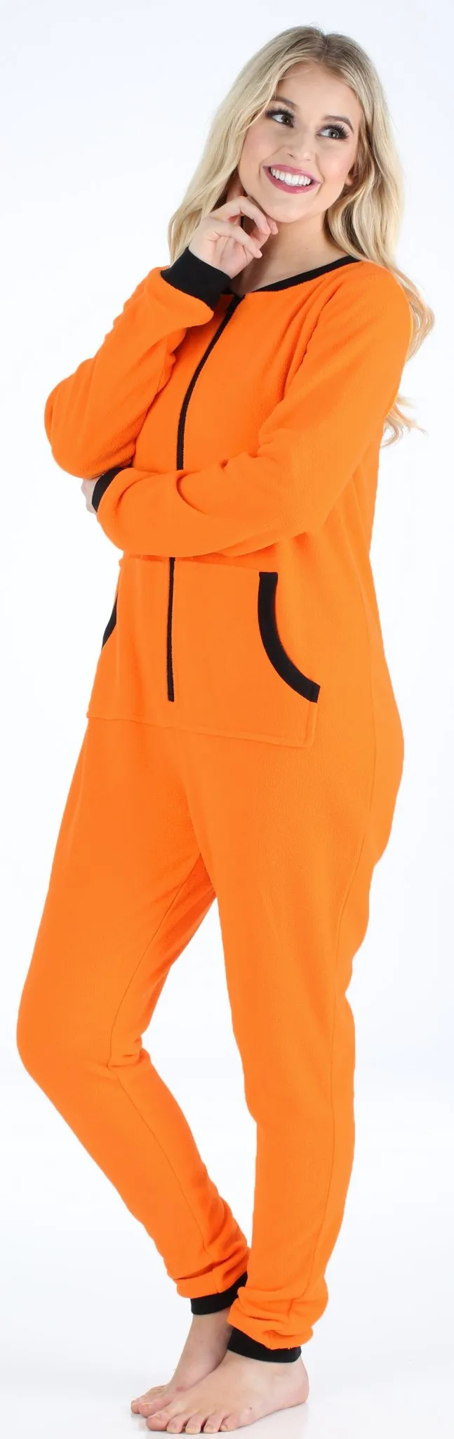 Sleepyheads Women’s Fleece Non-Footed Solid Color Onesie Pajamas Jumpsuit