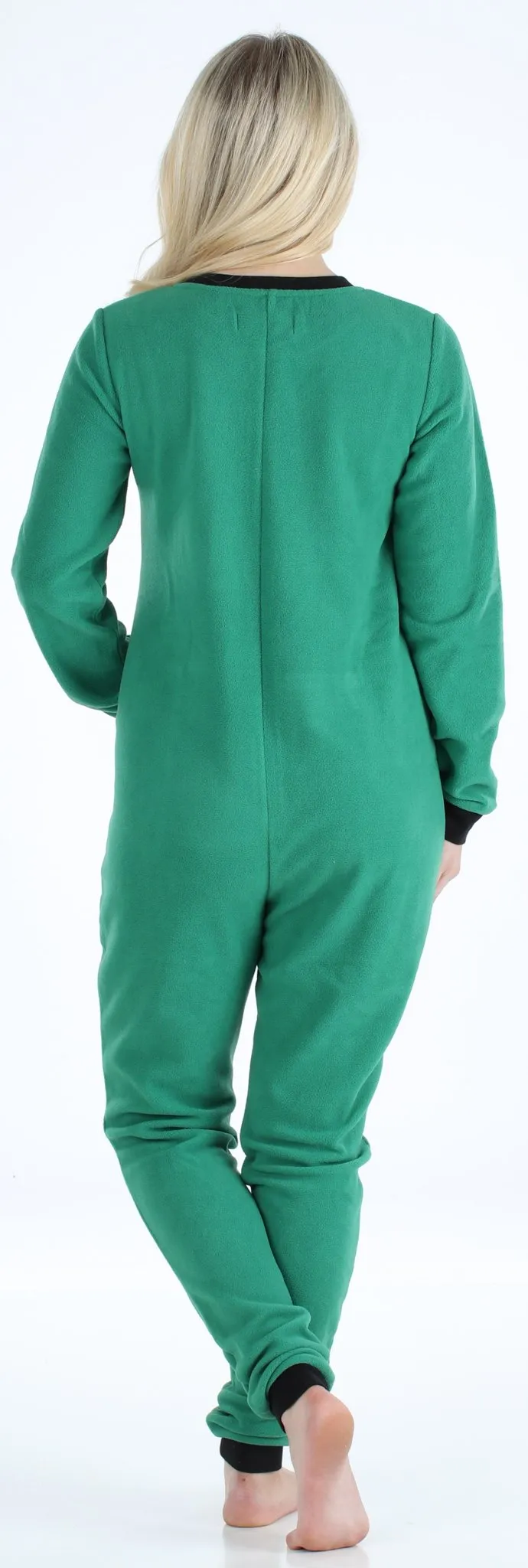 Sleepyheads Women’s Fleece Non-Footed Solid Color Onesie Pajamas Jumpsuit