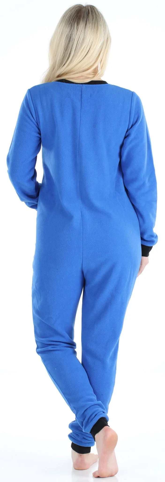 Sleepyheads Women’s Fleece Non-Footed Solid Color Onesie Pajamas Jumpsuit