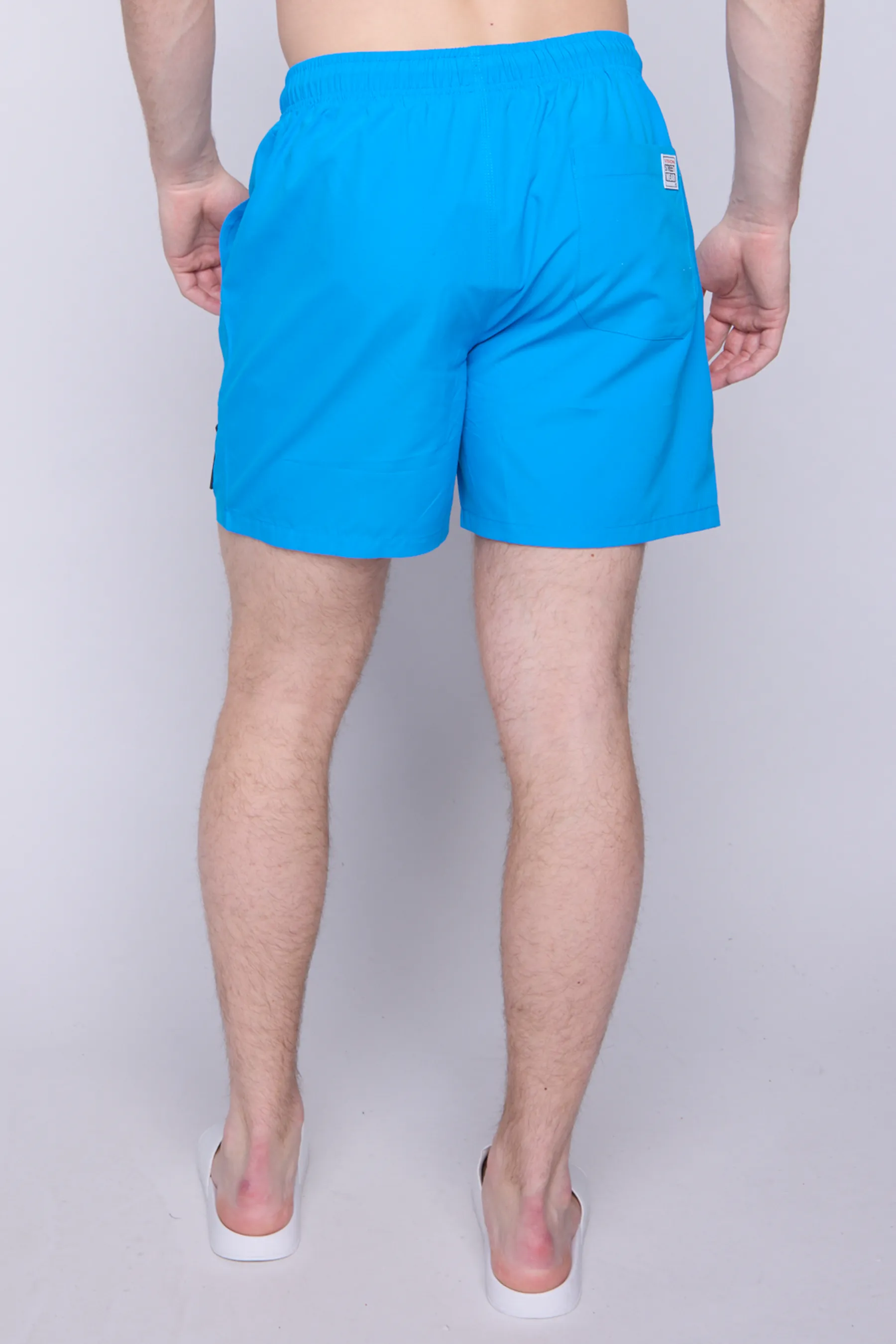 Solid Swim Shorts - Blue