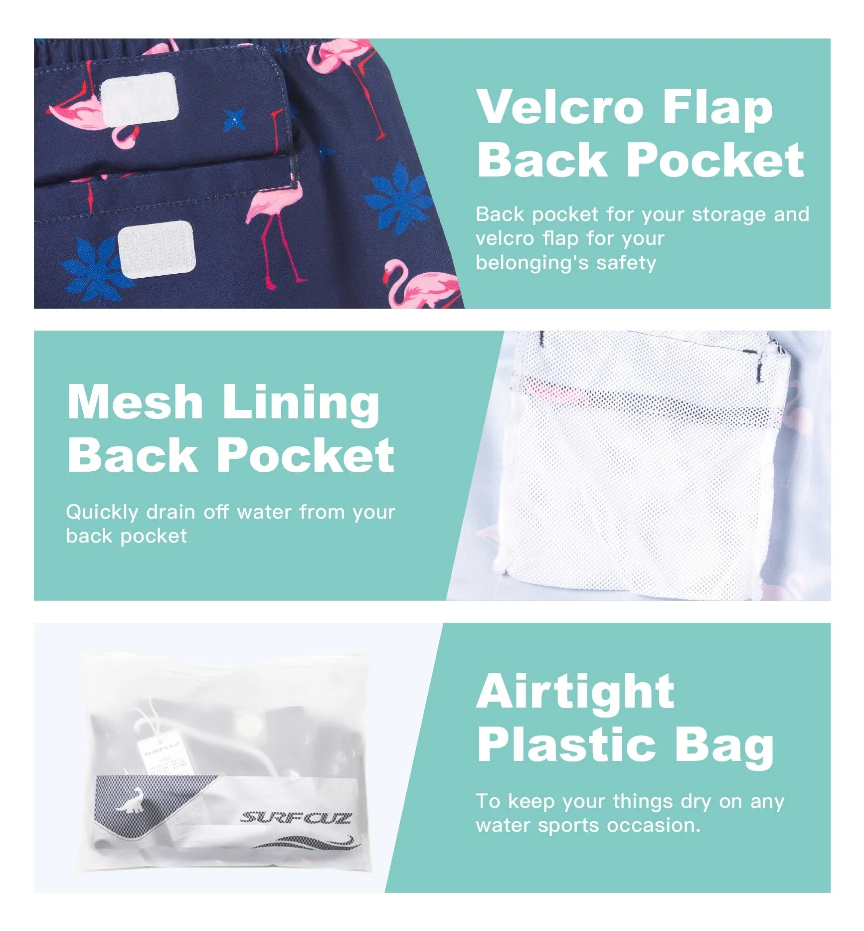 SURFCUZ Ladies Board Shorts