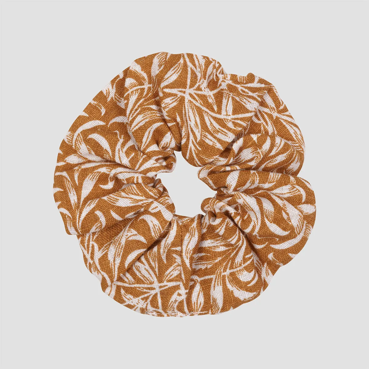 Sussex Rush Willow Boughs Linen Scrunchie