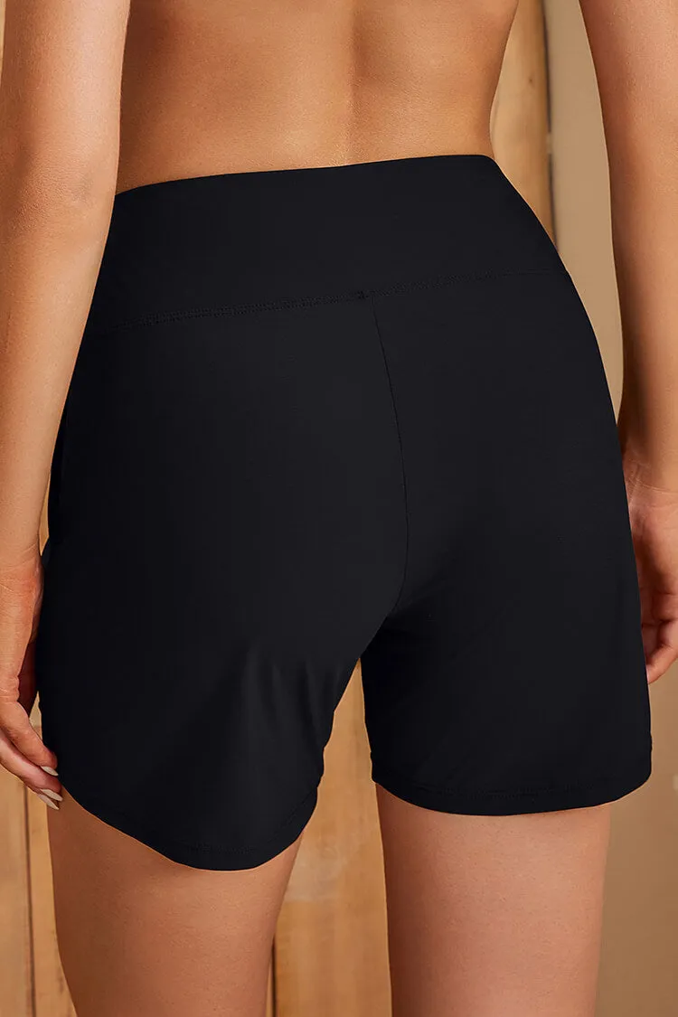 Swim Shorts 5 Inch Quick Dry Board Shorts High Waisted Swimsuits