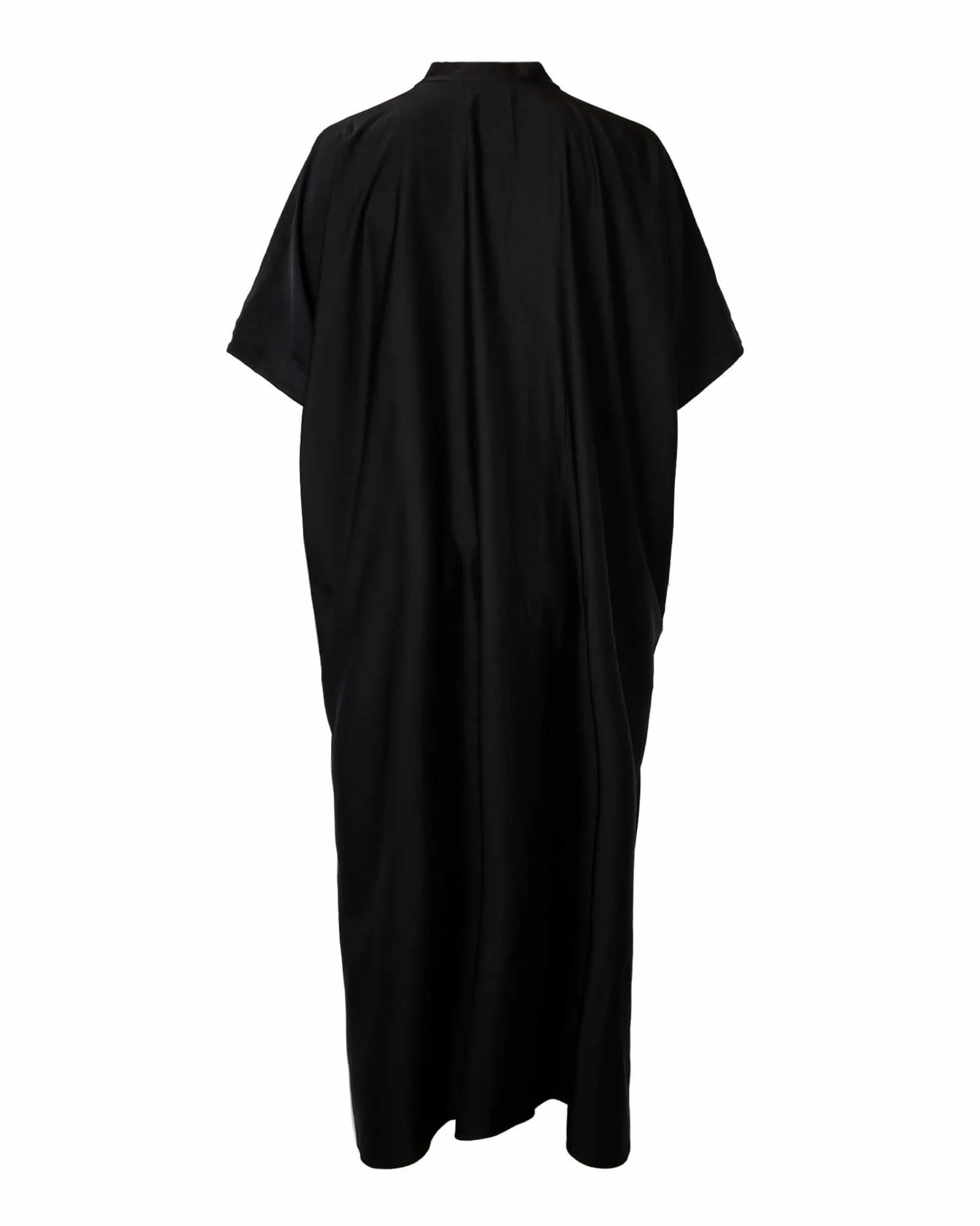 Triacetate Satinback Dress | Black