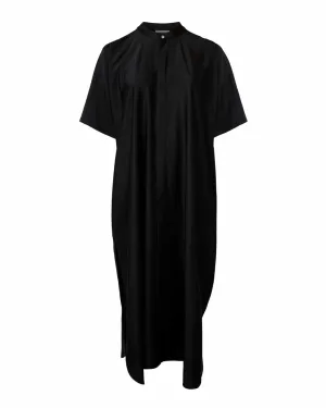 Triacetate Satinback Dress | Black