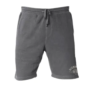 VENTURE MENS MIDWEIGHT FLEECE SHORTS IN PIGMENT BLACK