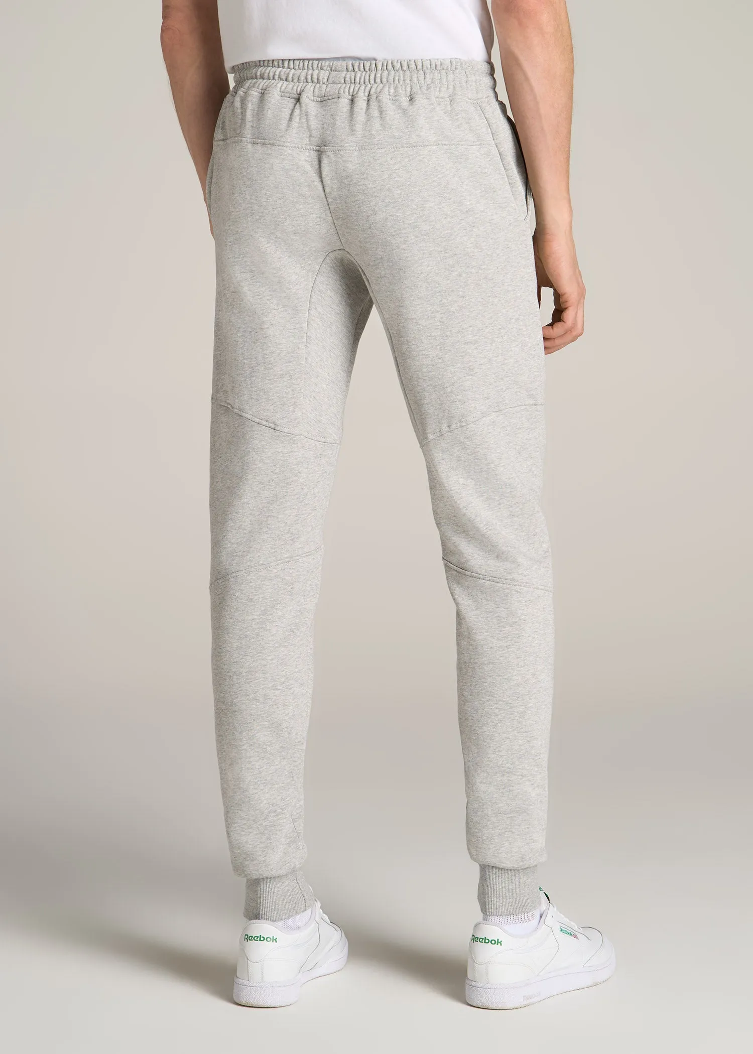 Wearever Fleece Joggers for Tall Men in Grey Mix