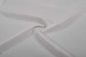 White Plain Viscose Georgette Twill Fabric