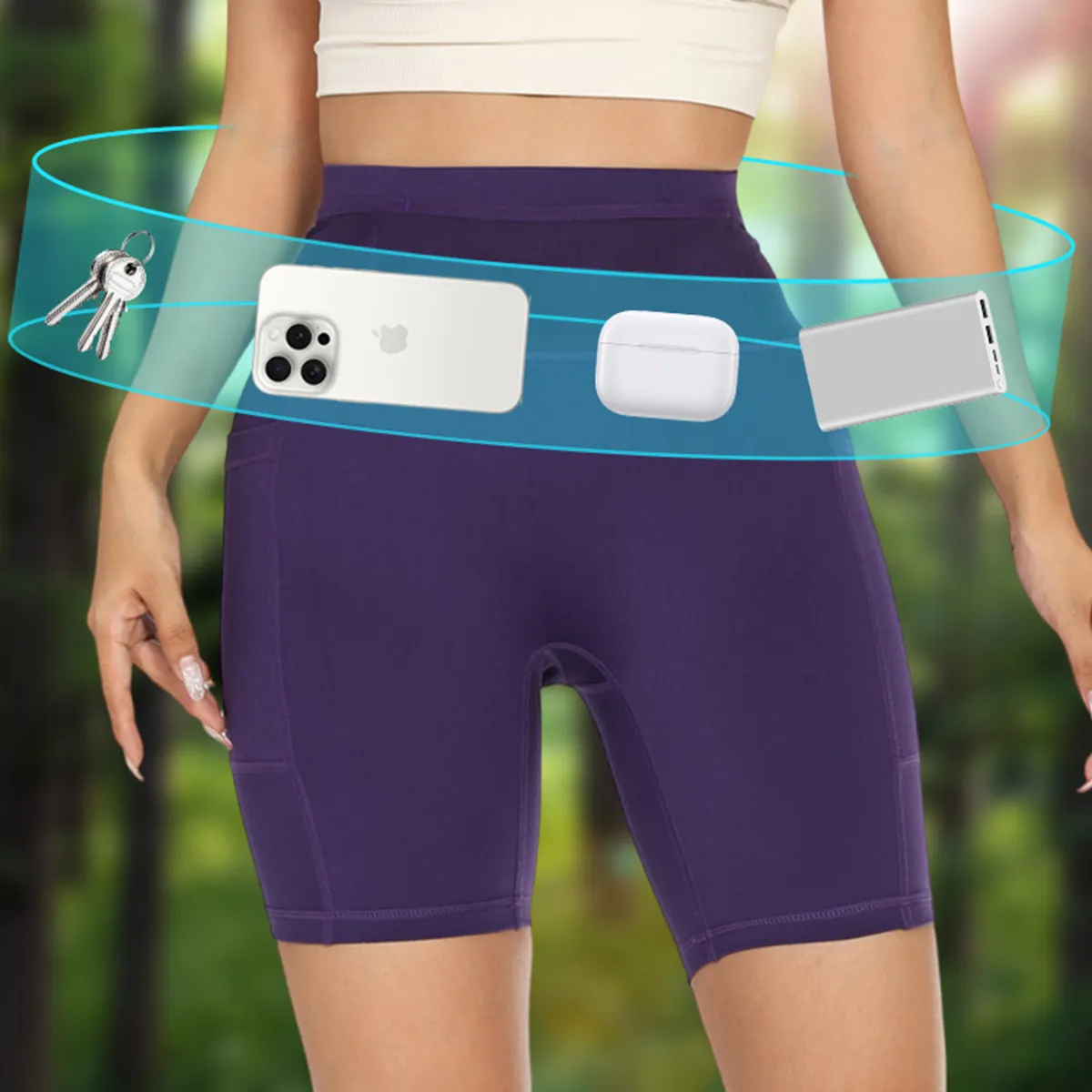 Women's Compression Biker Shorts