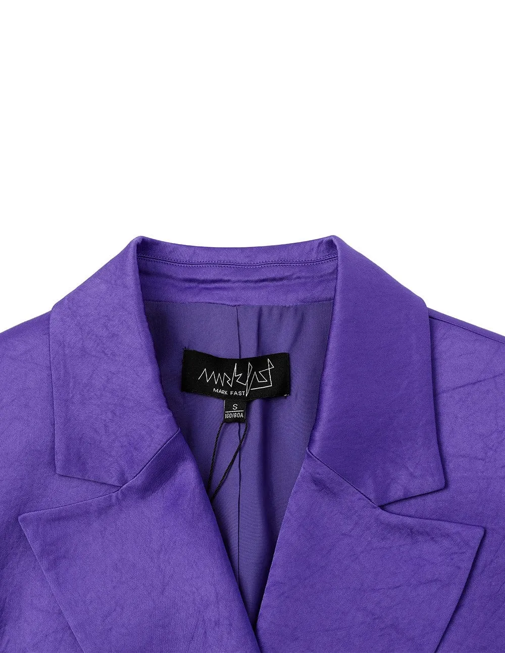 Women's Runway Style Purple Loose Suit Jacket