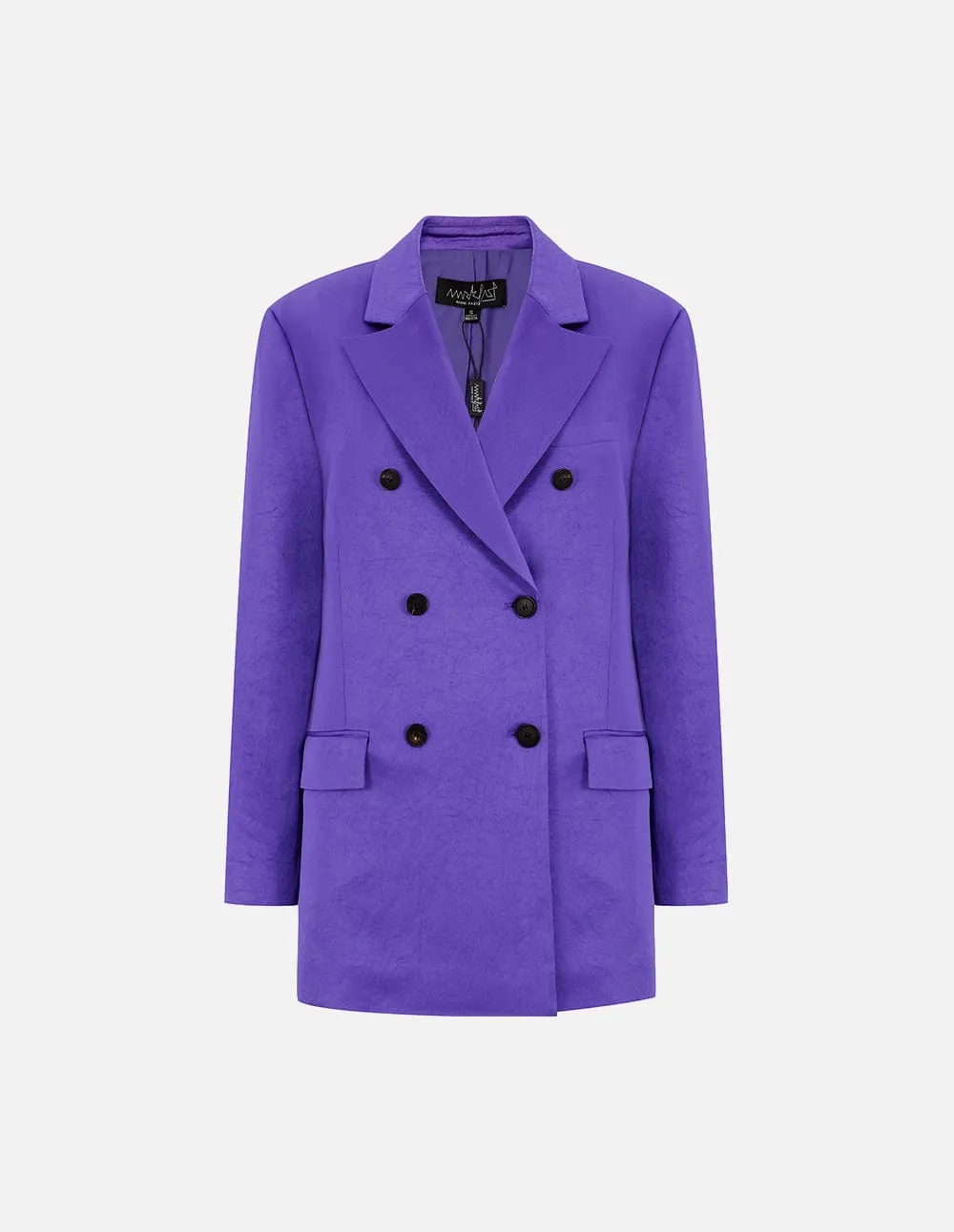 Women's Runway Style Purple Loose Suit Jacket