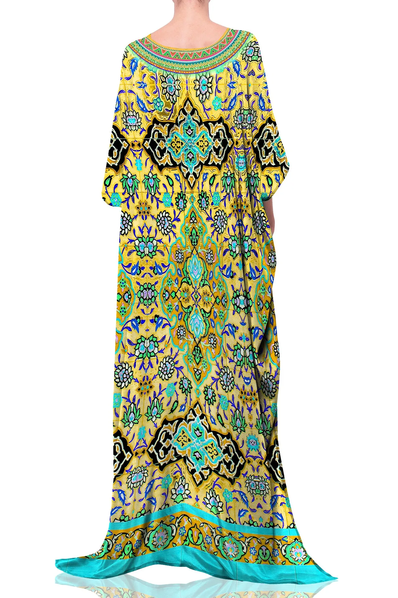 Yellow Womens Kaftan