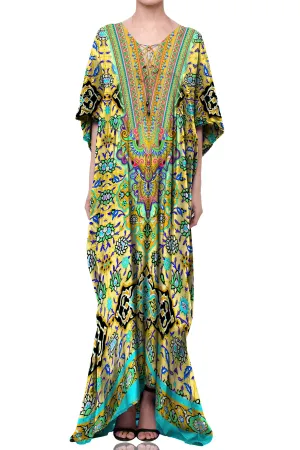 Yellow Womens Kaftan