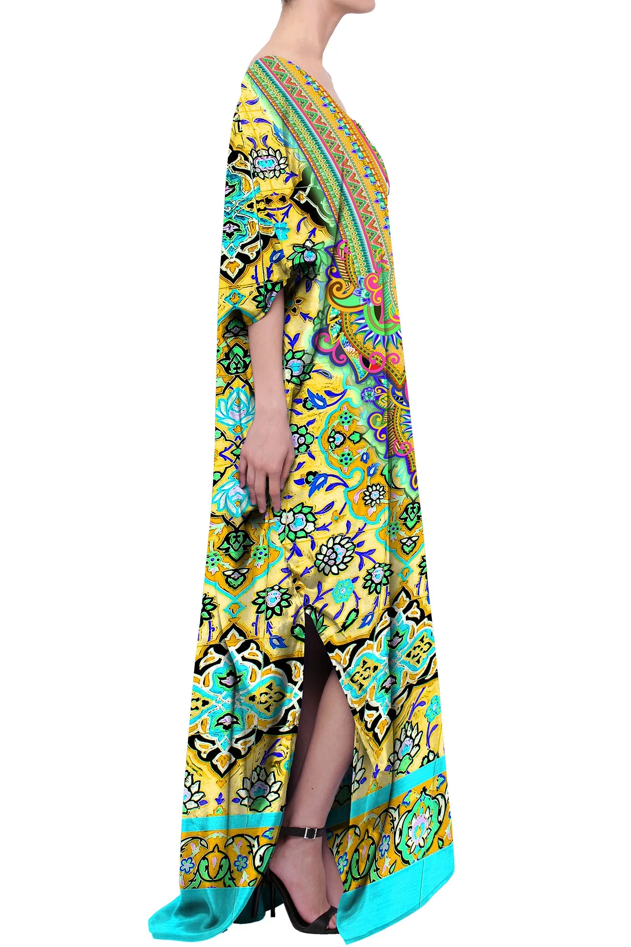 Yellow Womens Kaftan